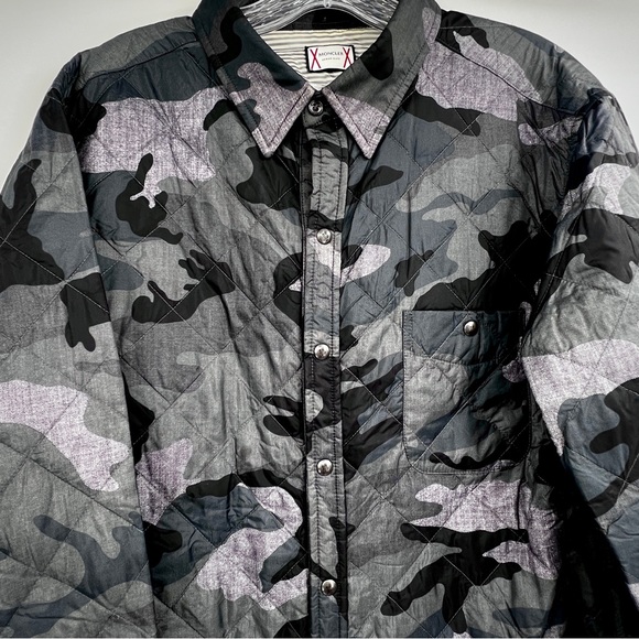 Moncler Gamme Bleu Camouflage Overshirt Jacket – Made in Italy – IT 50 / US Lg - Picture 3 of 16
